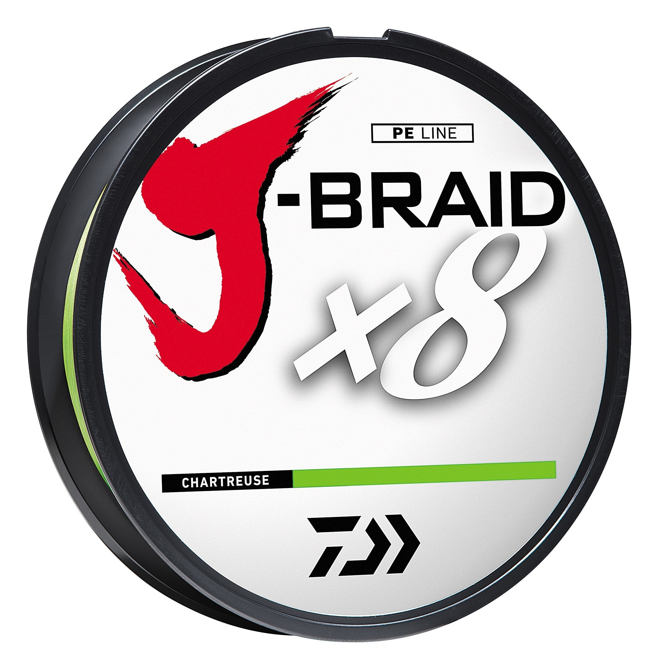 Daiwa J Braid X8 Braided Line - Chartreuse
