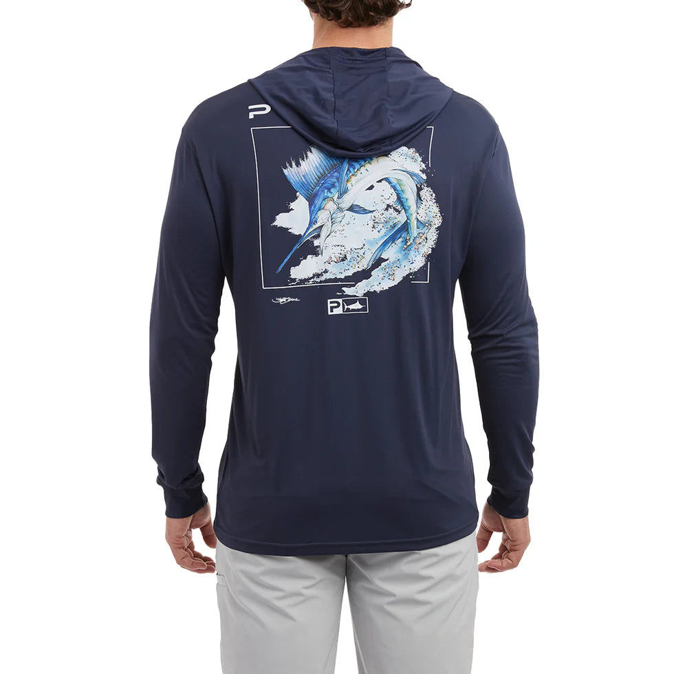 Aquatek Goione Sailfish Hooded Fishing Shirt