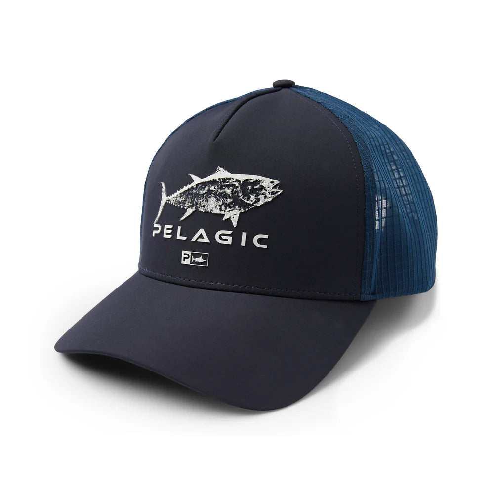 Pelagic Echo Gyotaku Performance Trucker Hat