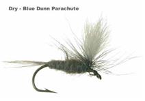 Mayfly Parachute Blue Dunn Fishing Fly