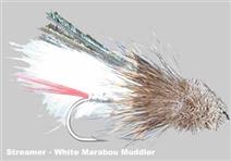 WHITE MARABOU MUDDLER