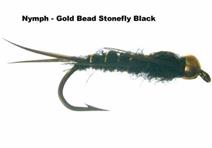 GOLD BEAD STONEFLY BLACK