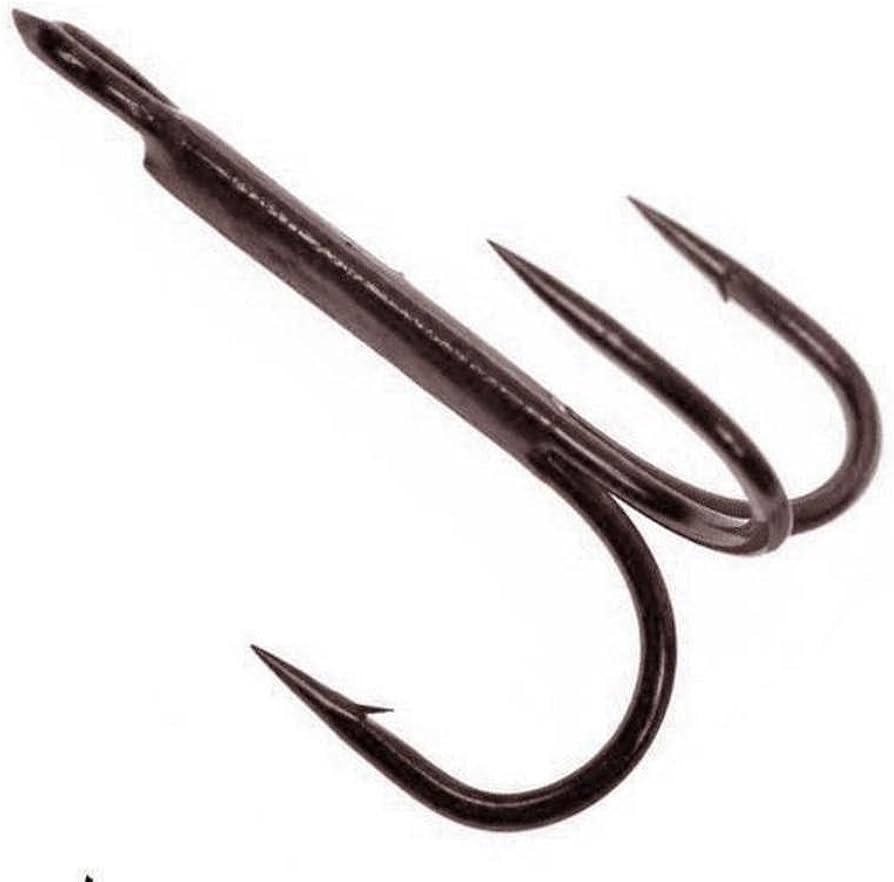 Gamakatsu 2 Strong Round Bend Treble Hooks