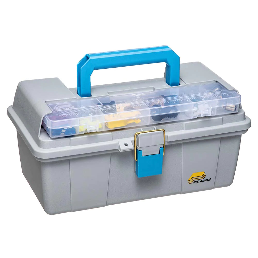 Cheers.US Practical Compartments Tackle Box Multi-Grid PE Plastic Fish Hook  Bait Fishing Storage Organizer Box Fishing Tackle Utility Box with