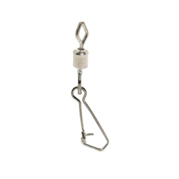 Mustad Rolling Swivel With Diamond Eye & J-Snap