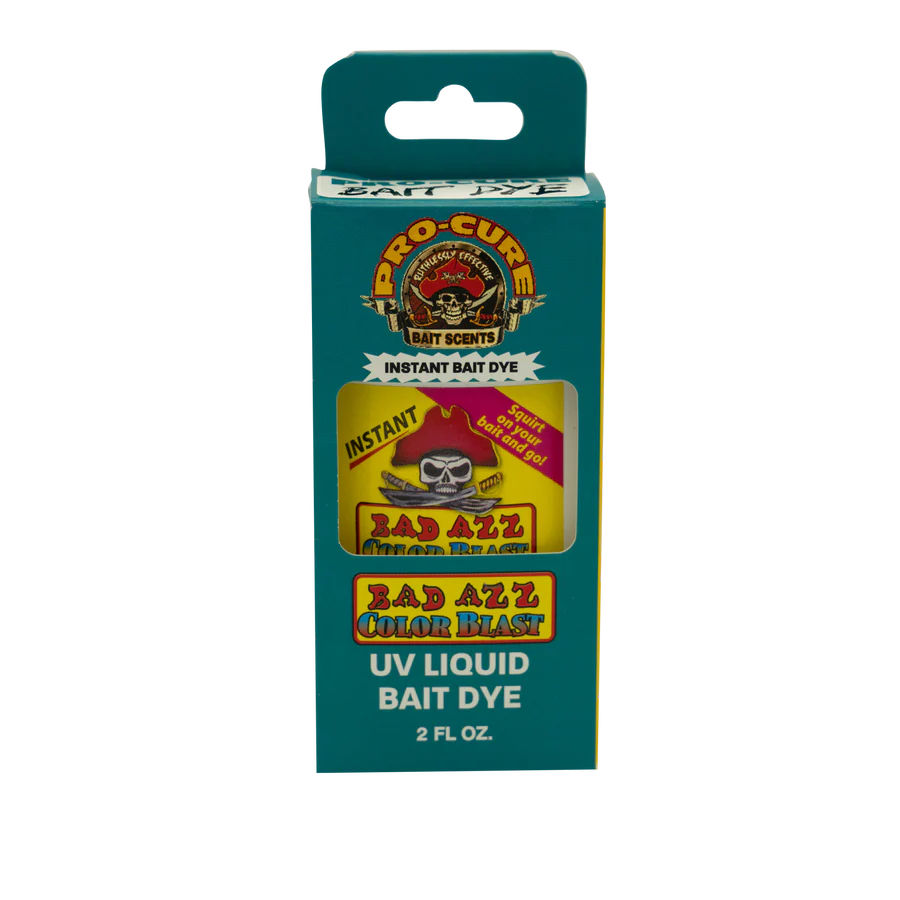 Pro-Cure Bait Scents Bad Azz Color Blast Liquid Dye Red Pink
