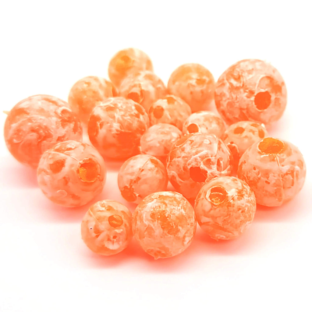 BnR Tackle SBCR8 Soft Beads, 8 mm Creamsicle, Neut BnR Tackle SBCR8 Soft Beads, 8 mm Creamsicle, Neut