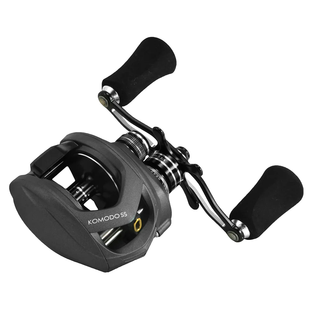 baitcast reel shisimo Okuma Komodo SS Low Profile Baitcast Reel