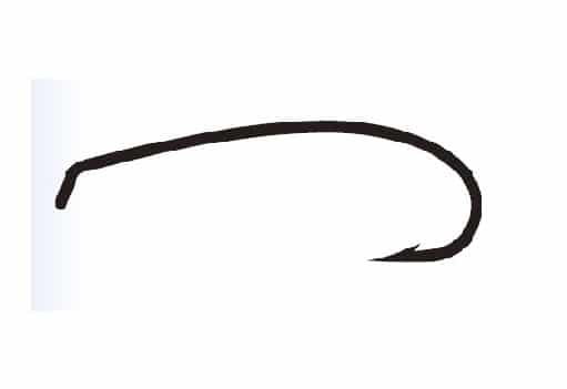 Maruto Terrestrial Fly Hooks - Curved Long Shank, Bronze