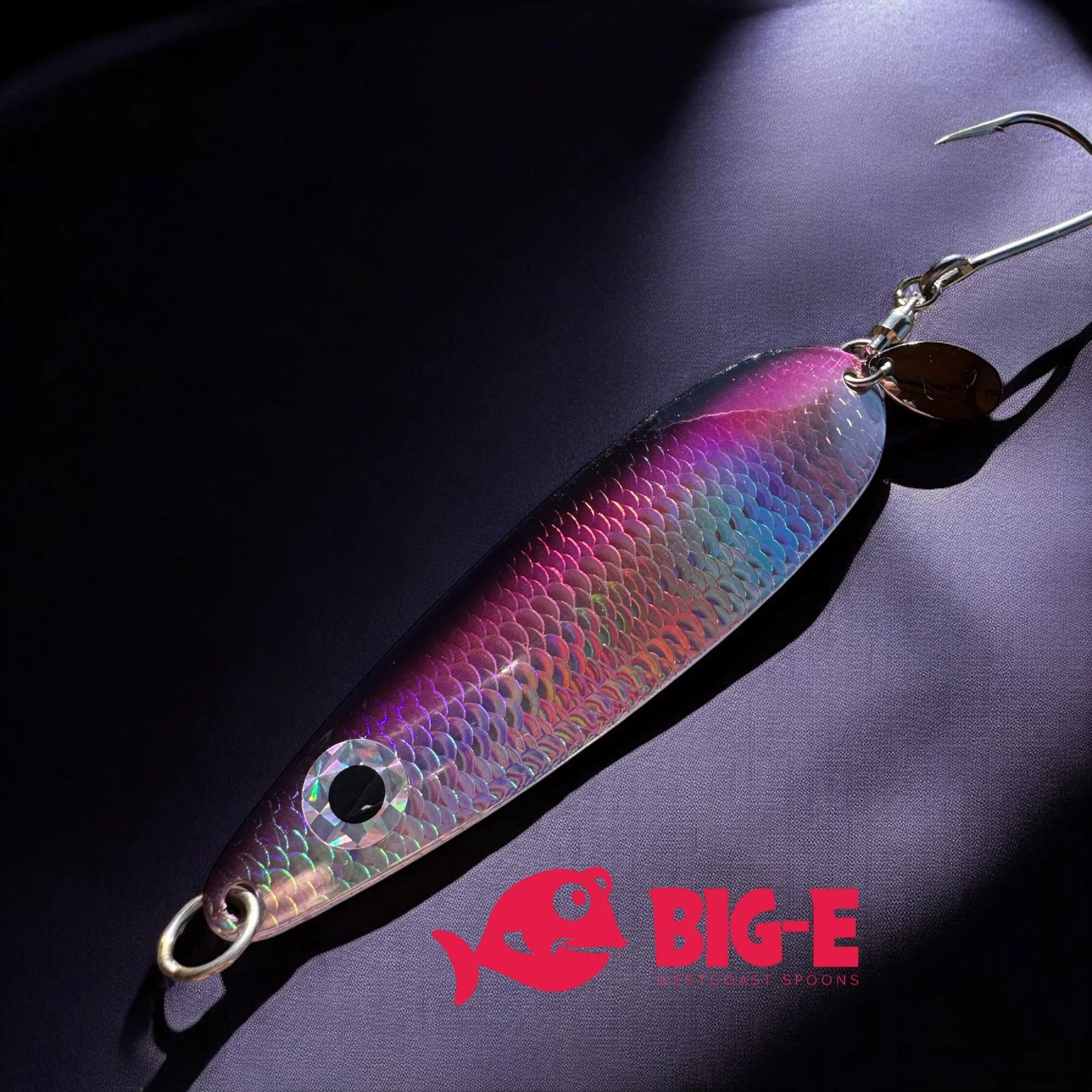Westcoast Fishing Tackle BIG-E 6.0 Spoons - 3D Chromatic Scale Tape