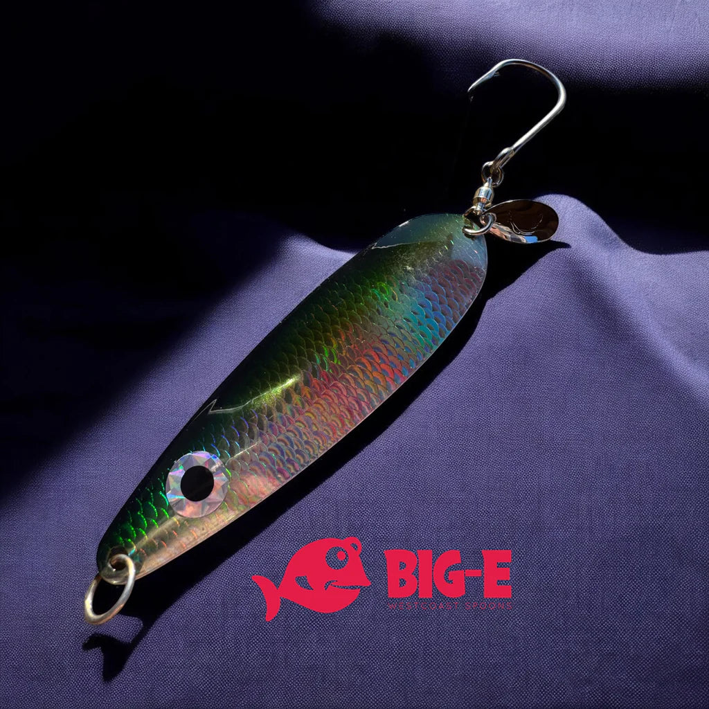 Westcoast Fishing Tackle BIG-E 6.0 Spoons - 3D Chromatic Scale Tape
