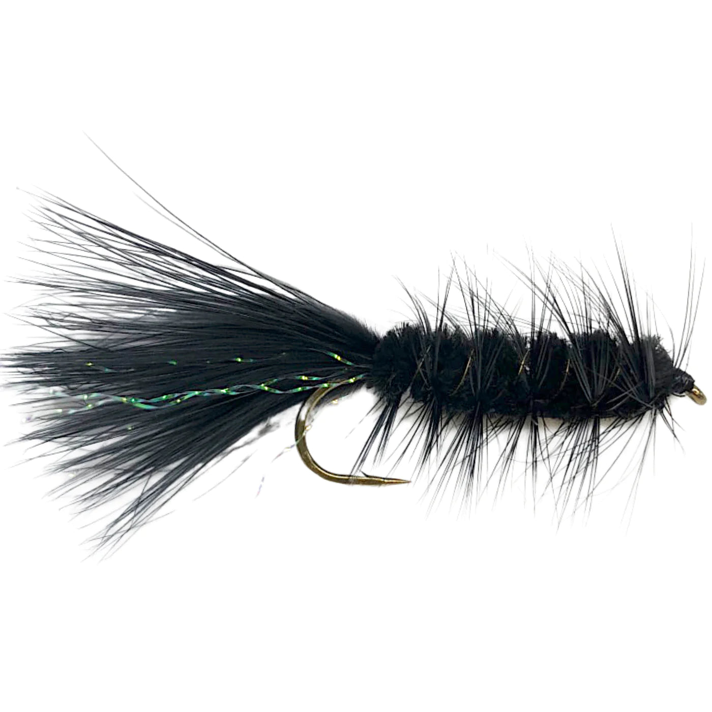Wooley Bugger Black Fishing Fly