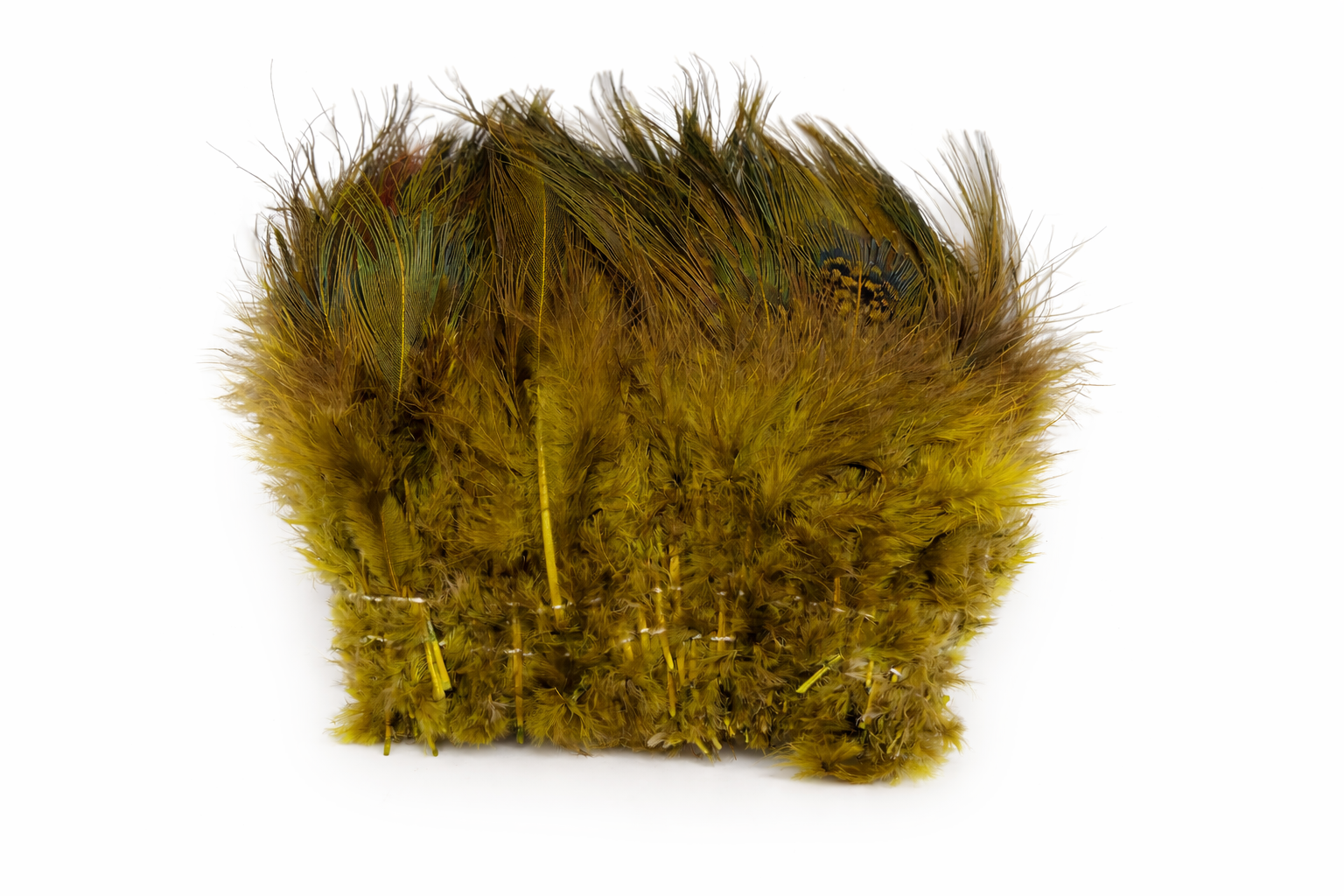 Ringneck Pheasant Rump Hackle  -Strung