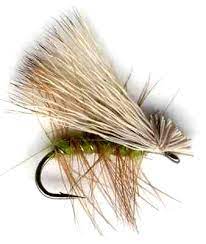 Caddis Elk Hair Olive Fishing Fly