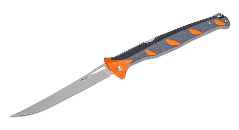 Buck 6" Orange/Gray Folding Fillet Knife