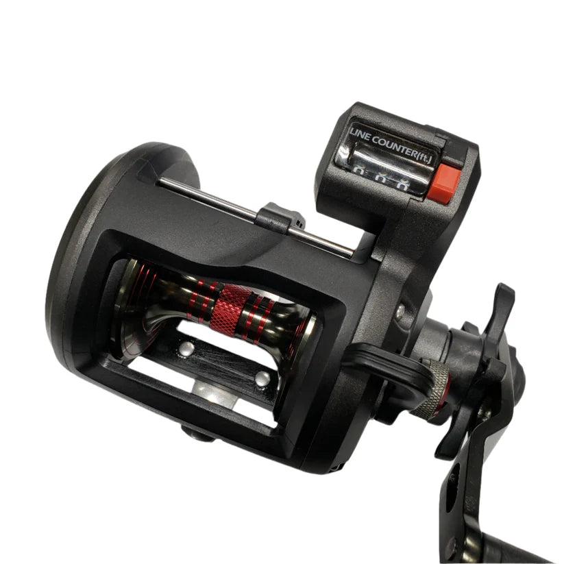 Trophy GL Obsidian Line Counter Trolling Reel