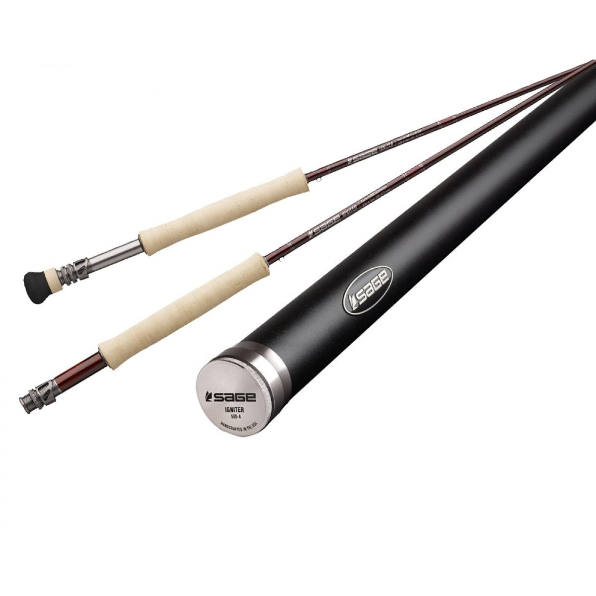 BT Burled Wood Sage Igniter 4Pc 9 Ft 6 In 5/6 Wt in Beartooth Sage Rods
