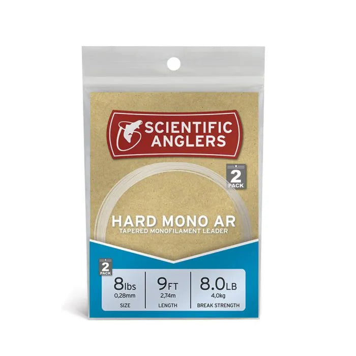 Scientific Anglers Hard Mono AR Leader, 2-pack
