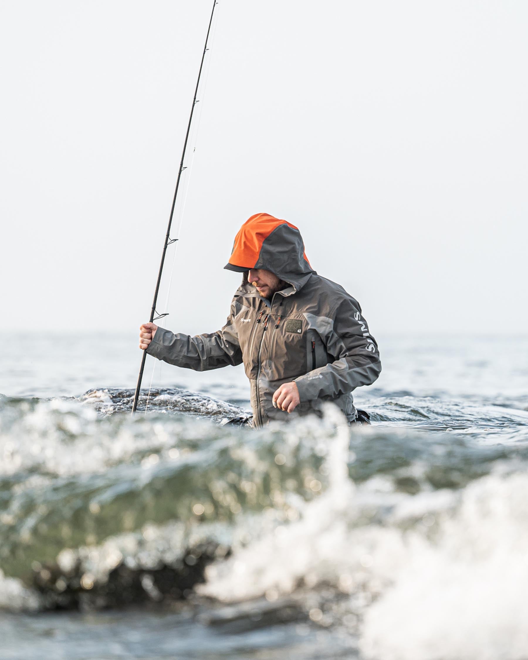 Simms ice shop fishing jacket