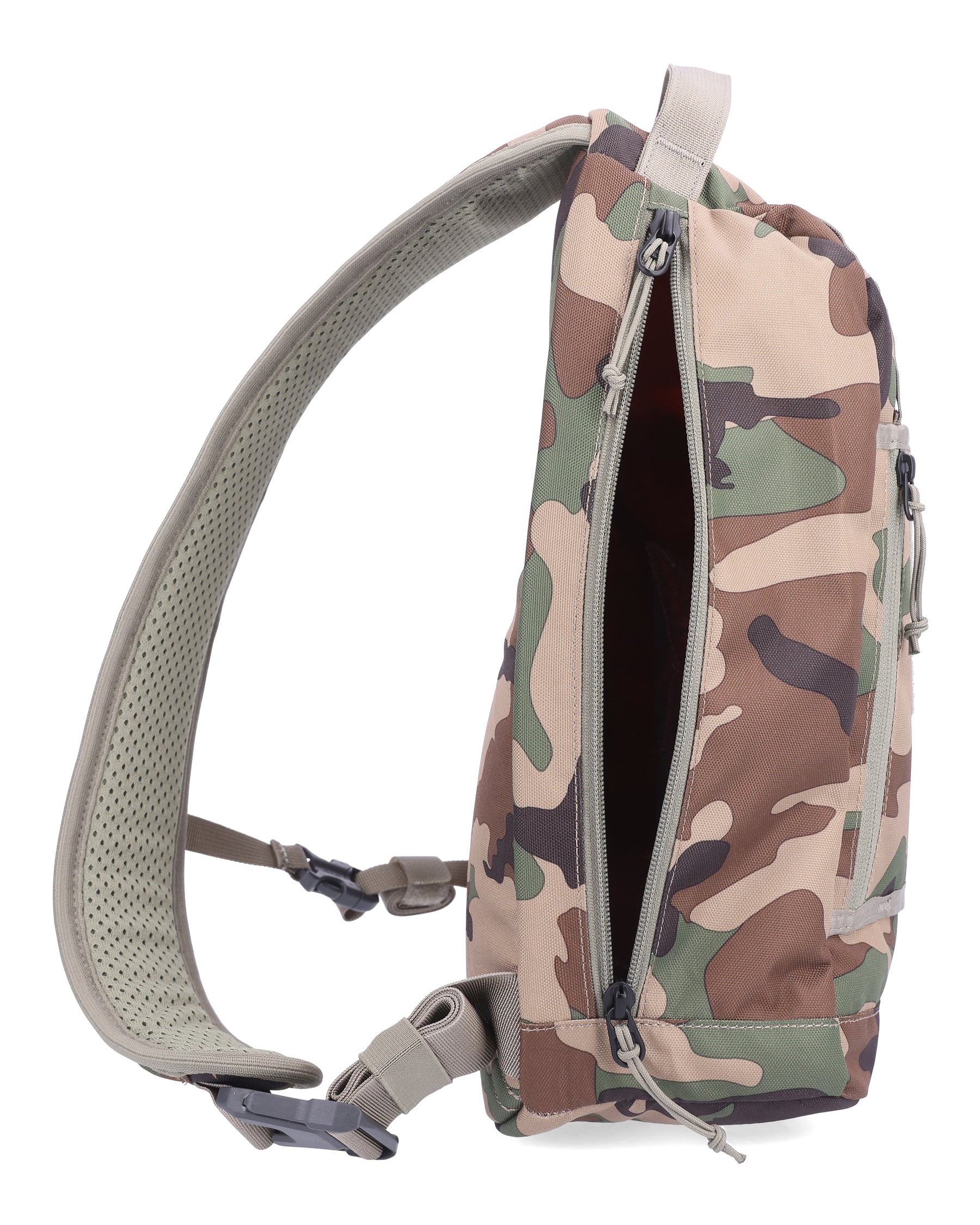 Simms Tributary Sling Pack Regiment Camo Olive Drab