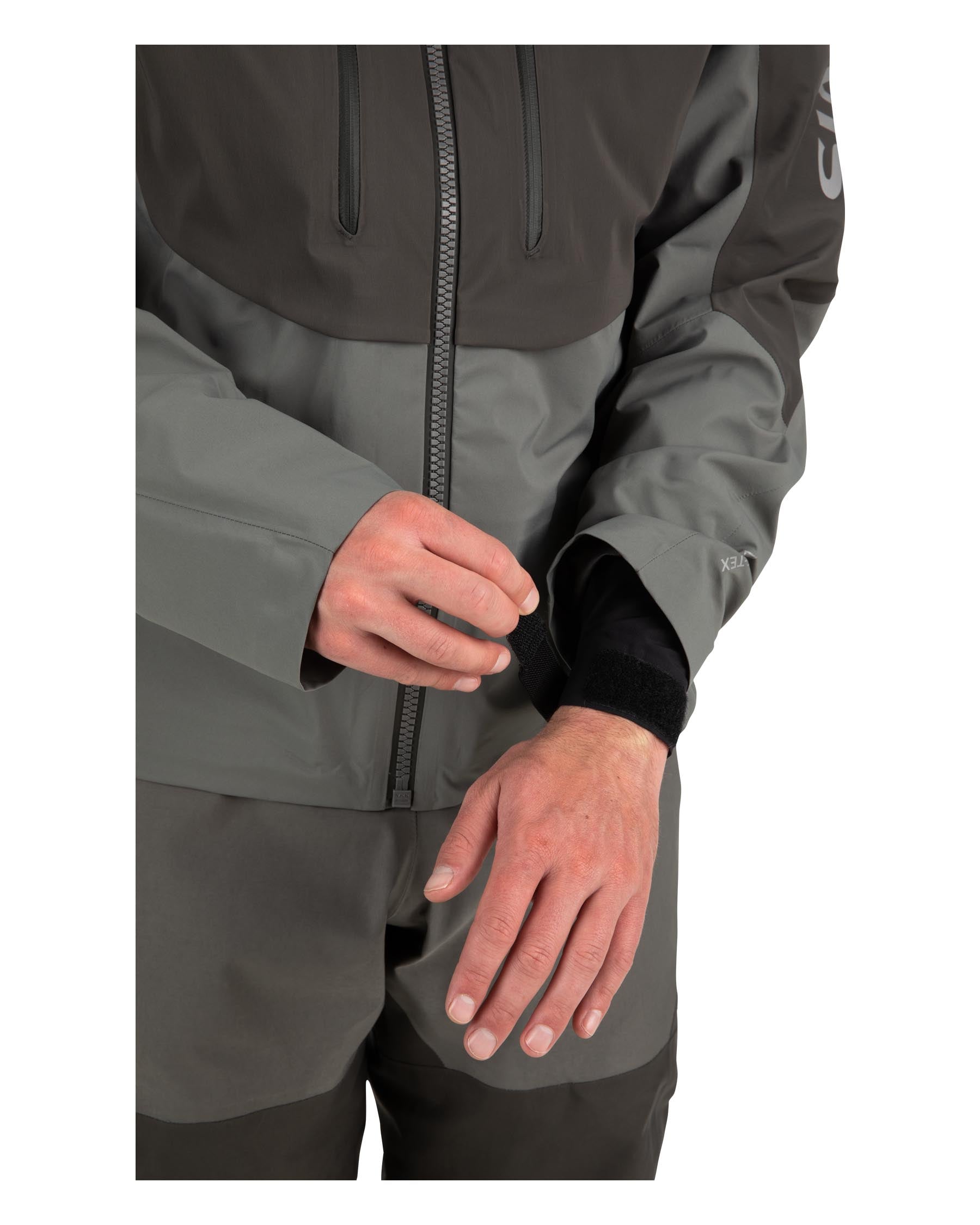 Man Waterproof Fishing Jacket Long Sleeve Soft Comfy Cropped