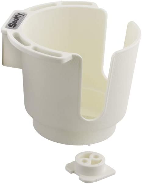 Scotty 311 Drink Holder White Bulkhead/Gunnel Mount & Rod Holder Post Mount