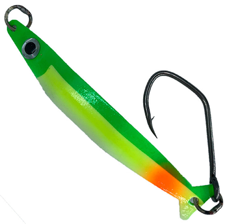 coho killer fishing lures Silver Knight UV Green-Black Spatter The Coho Killer is 3 in length and comes rigged with a single hook Goldstar Silver Horde Coho Killer