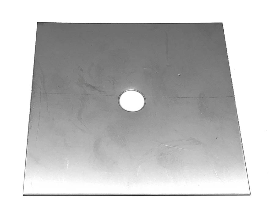 Bottom Rake Plate Scotty Stainless Steel Square Brake Plate