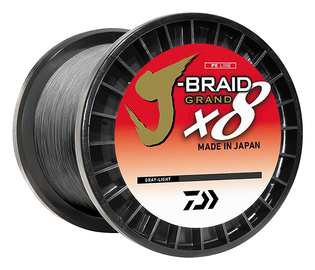 DAIWA J-BRAID x8 GRAND BRAIDED LINE - GREY LIGHT