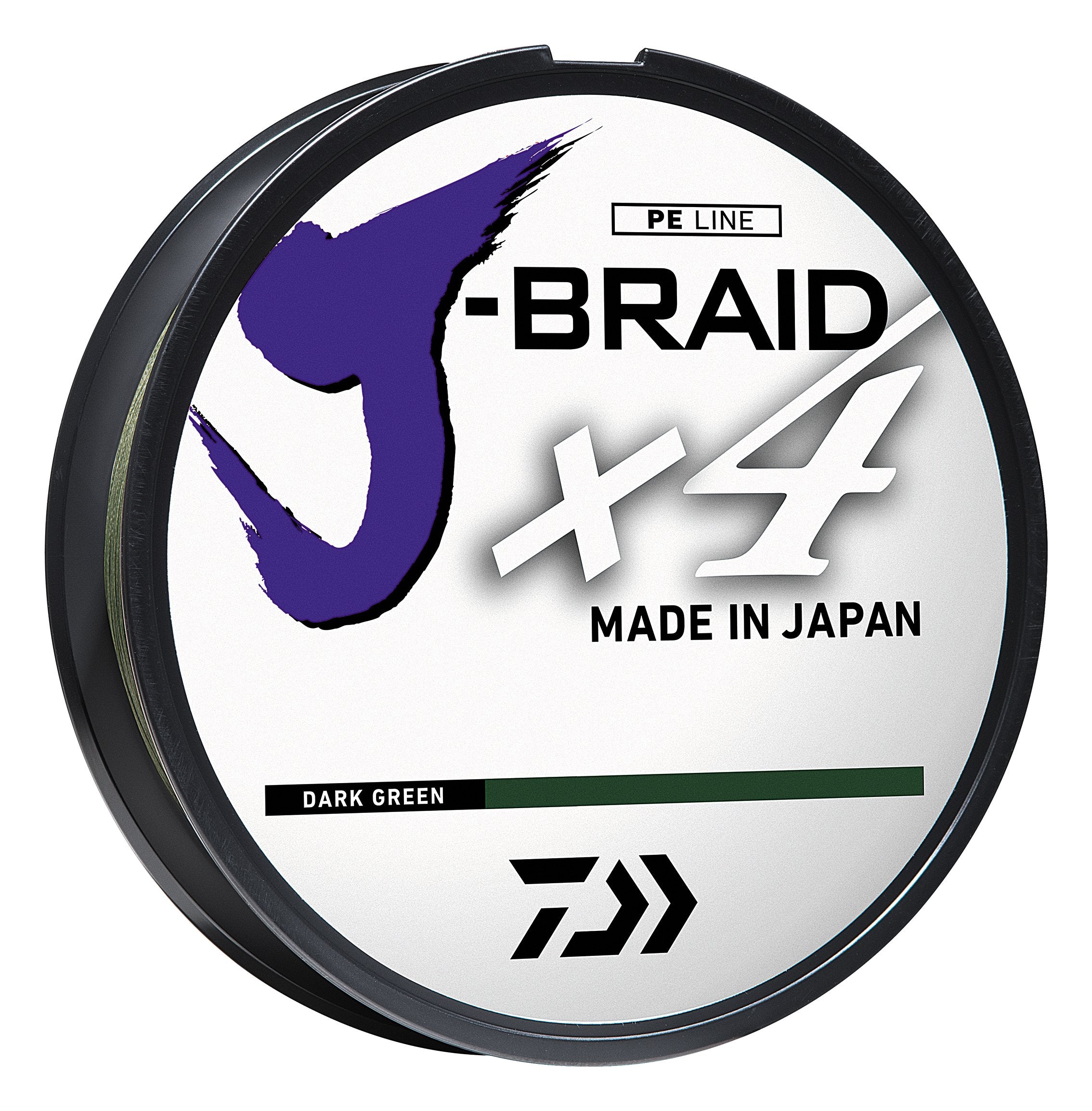 Daiwa J-Braid x4 Braided Line - Dark Green