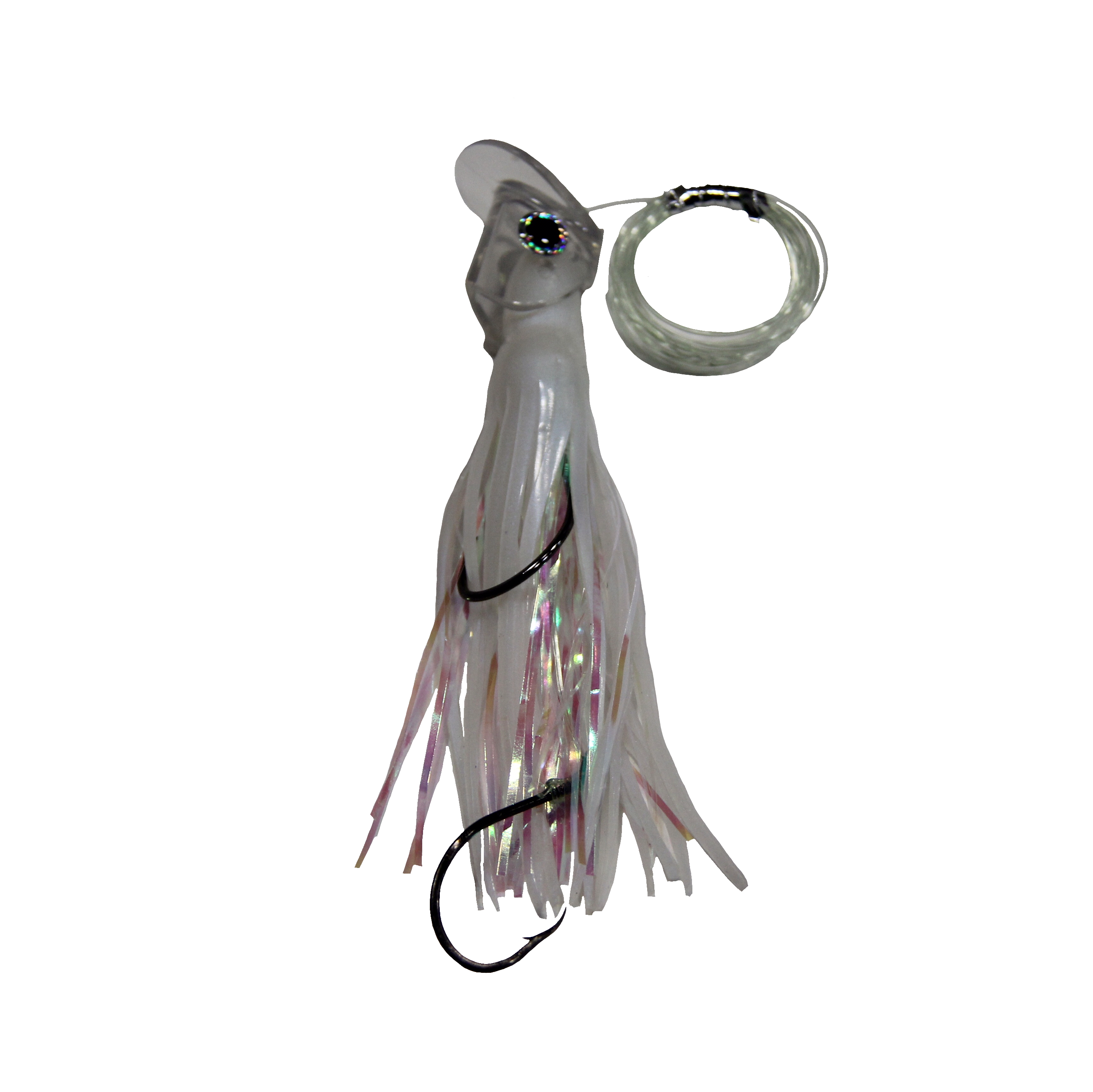 Fishing B2 Squid Octopus Soft Plastic Teaser Lure Hoochie Tackle Glow